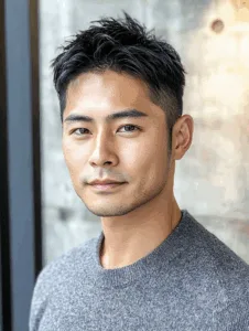 40代・50代のアップバング