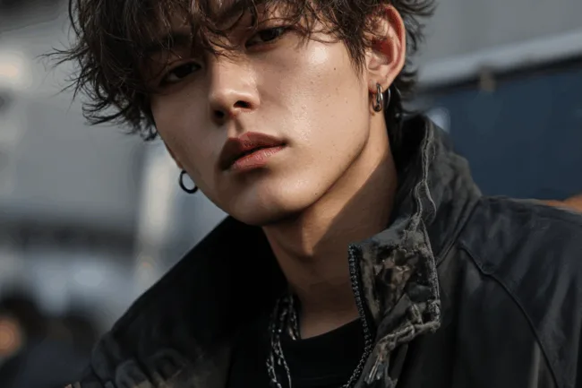 マッシュベースのシャドーパーマ